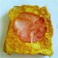 ガッちやん's cooksnap of when they made ＊母直伝ハムエッグチーズトースト＊.
