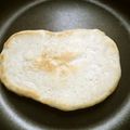 ミイシ's cooksnap of when they made フライパンで焼く天然酵母ナン.