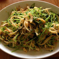 my’smama's cooksnap of when they made 豆苗とさきいかの卵炒め.