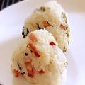♥ゆみ♥'s cooksnap of when they made ランチに☆しそベーコンおにぎり.