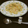 ぼたぼた's cooksnap of when they made バターなし！オリーブ油でエビピラフ風.