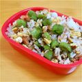 chib00's cooksnap of when they made 鮭とスナップエンドウの混ぜごはん.