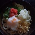 くま二郎's cooksnap of when they made 温泉玉子をのせて♪明太おろしうどん！.