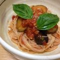 maarine's cooksnap of when they made ピリ辛！なすのアラビアータの冷製パスタ.