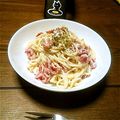 らぶかび's cooksnap of when they made *トマト＆クリームチーズ★冷製パスタ*.