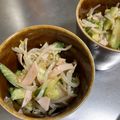 クックMMPD7Z☆'s cooksnap of when they made 簡単副菜☆もやし胡瓜ハムのサラダ?和え物.