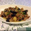 ニコちゃん12's cooksnap of when they made 旨い！トロトロ～ン茄子の豚バラ炒め♡.