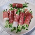 yanguchi's cooksnap of when they made ゴボウとキュウリの生ハム巻き♪簡単サラダ.