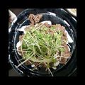 ☆みっきぃ★'s cooksnap of when they made 牛肉と長芋のかいわれ散らしサラダ☆.