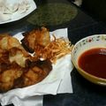 ham101's cooksnap of when they made 揚げワンタンの甘酢ソース添え.