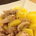 sarunekof's cooksnap of when they made 鶏肉とポテトのマスタード炒め.