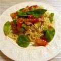 RIEK♡K♡'s cooksnap of when they made 冷製パスタ トマト アボカド 生ハム.