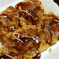 たょたょ's cooksnap of when they made 油揚げのお好み焼き風もっちーず.