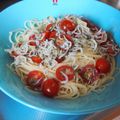 らんぴん's cooksnap of when they made ◇トマトとシラスの冷製パスタ◇.