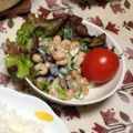 milkypon's cooksnap of when they made 里芋ときゅうりと大豆の味噌マヨサラダ♫.