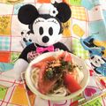 みなみんくっきんぐ's cooksnap of when they made めかぶトマトの冷製うどん.