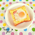 hitomi＊＊'s cooksnap of when they made 裏が焦げない！目玉焼きマヨトースト♪.