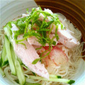 sakumori's cooksnap of when they made ◎柚子胡椒風味♪冷やし蒸し鶏のそうめん.