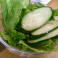 あいちゃこ。's cooksnap of when they made シンプル！きゅうりとレタスのごま油サラダ.