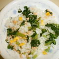 白いぐれーぷ's cooksnap of when they made 青菜と鮭フレークで炒飯.