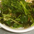 toshiebaba's cooksnap of when they made ホウレン草の塩麹ナムル.