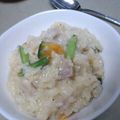 茶色いkuma's cooksnap of when they made かぼちゃとアスパラの豆乳リゾット.