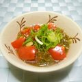 kemeta's cooksnap of when they made 中華風めかぶトマト.