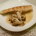 usaco3's cooksnap of when they made 鮭のバター焼き♪～ポン酢きのこのせ～.