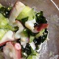 こうへい1206's cooksnap of when they made タコとキュウリ＆ワカメの酢の物.