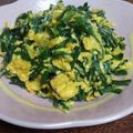 みきゅん021's cooksnap of when they made ５分。ニラ玉炒め。簡単だけどおいしい。.
