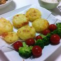 haru319's cooksnap of when they made うちのポテトもち☆ミ.