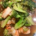mizaoi's cooksnap of when they made 海老とブロッコリーの中華炒め.