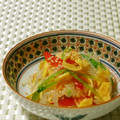 Snow＊Love's cooksnap of when they made 絹さやと春雨と卵のエスニックな和えもの☯.