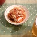 クレイプメートル's cooksnap of when they made 簡単彼おつまみ☆キムチ＆鰹節のせ冷奴.