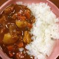 tama-ma's cooksnap of when they made 大変身☆こくうまカレーライス.