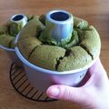 kaho310's cooksnap of when they made ◆栗入り＊抹茶しふぉん◆.