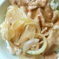 紗重桂's cooksnap of when they made お家で簡単すた丼.
