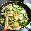 ころころころ。's cooksnap of when they made 中華風☆きゅうりのゴマ油炒め.
