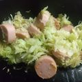 ひんべえ's cooksnap of when they made キャベツと魚肉ソーセージの炒め物.