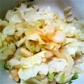 ＊まっきん＊'s cooksnap of when they made ☆簡単！！えびとキャベツのワイン蒸し☆.