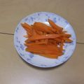 きらり流れ星's cooksnap of when they made レンジで1分半！人参のきんぴら☆お弁当.