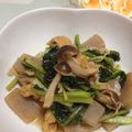 ai96ne's cooksnap of when they made 油揚げと小松菜の炒め煮.