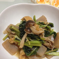 ai96ne's cooksnap of when they made 油揚げと小松菜の炒め煮.