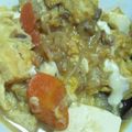 ゆめめ☆'s cooksnap of when they made ＊リメイク＊　肉じゃがの卵とじ丼.