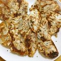 komutatata's cooksnap of when they made 肉不使用　ヘルシー大麦餃子.