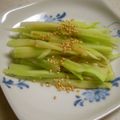 てーぶるすぷーん's cooksnap of when they made ブロッコリーの茎のナムル風サラダ.