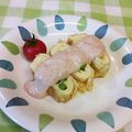 龍青空ママ's cooksnap of when they made アスパラ巻き卵～明太マヨソース～.
