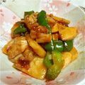 masaaihiro's cooksnap of when they made 鶏肉とピーマンの中華風味噌炒め.