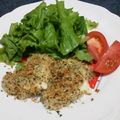 カラえり's cooksnap of when they made 鶏胸肉の香草パン粉焼き.