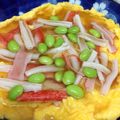mayuっこ's cooksnap of when they made 卵ふわふわ❤手抜きでなんちゃってカニ玉❤.